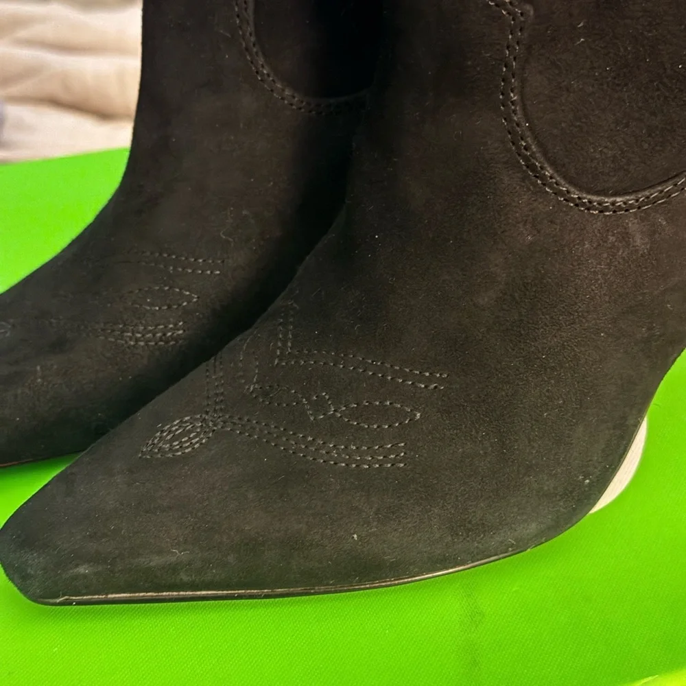 Sam Edelman Black Heeled Boots - Picture 12 of 15